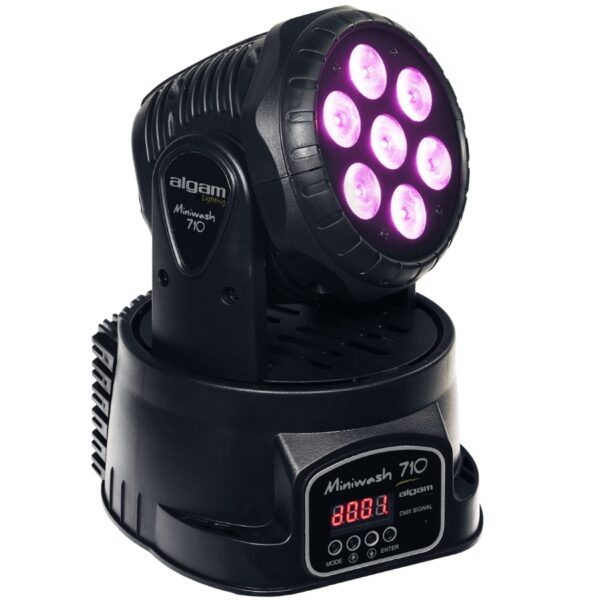 MINIWASH 710 Wash Testa Mobile LED RGBW 7x10W